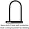 Master Lock Master Lock 1/2 in. D X 6 in. L Vinyl Coated Steel Locking Cable 8170D - alternate 2